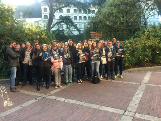 les étudiants de licence histoire au x RDV de l'Histoire à Blois