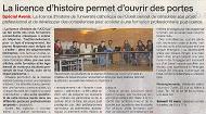 article Licence Histoire
