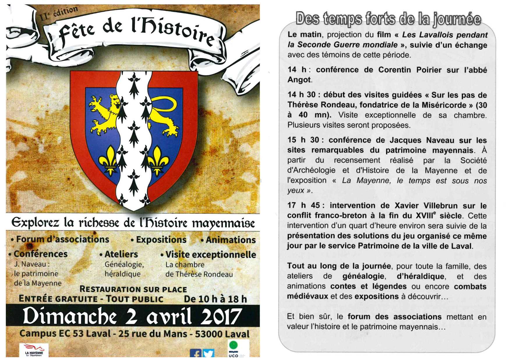 fête de l'histoire 2017